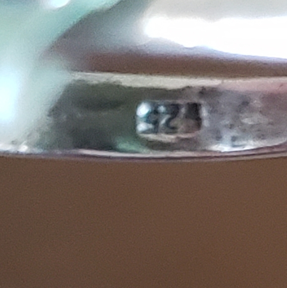 Sz 7 & 9 AQUAMARINE 925 Silver, 2.35 carats NWT - Picture 6 of 7